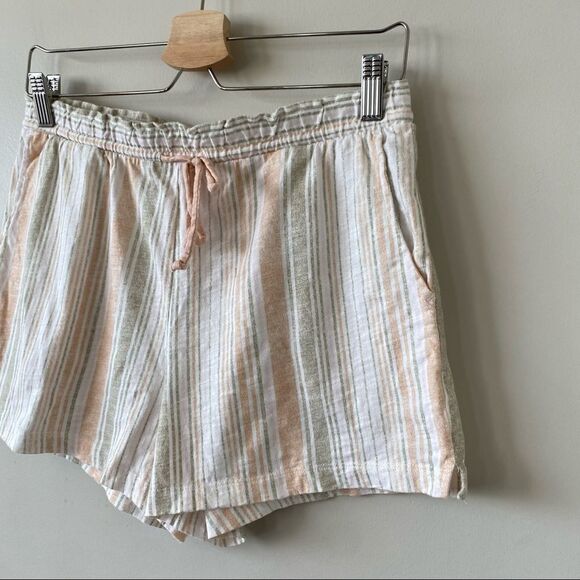 Z Supply -Mila Stripe Cotton Shorts (Small) - Picture 4 of 7